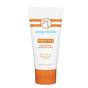 Megababe front packaging showing bottle and label for easy identification and benefit