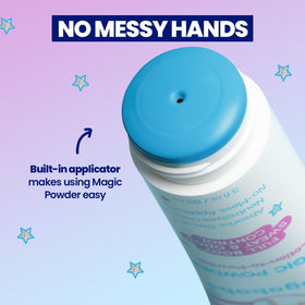 Megababe applied to inner thighs reducing sweat and friction