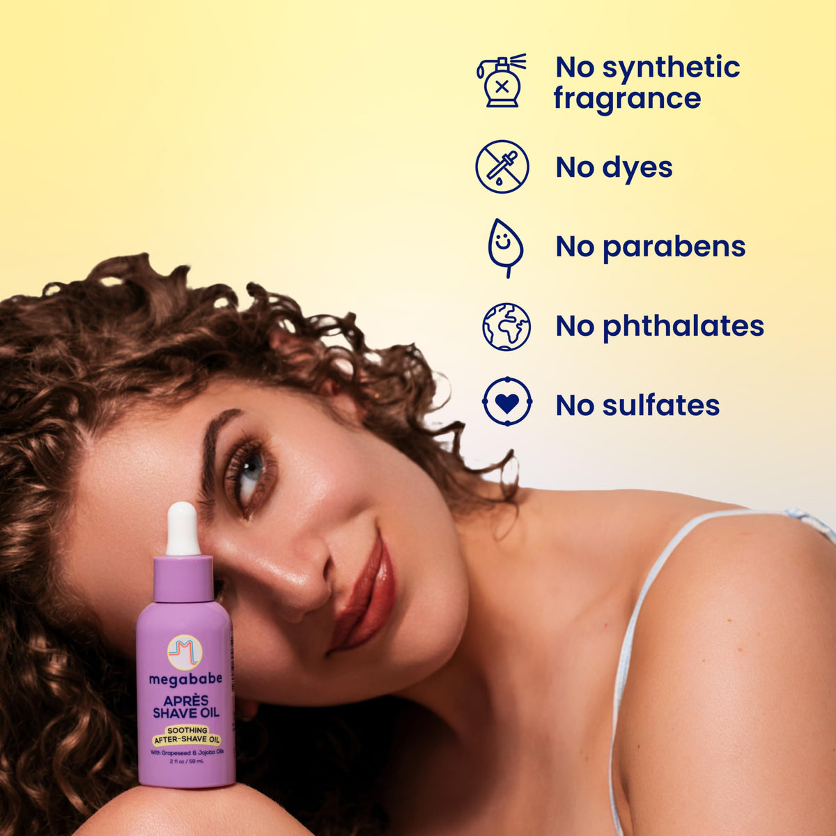 Megababe grapeseed and jojoba ingredients displayed to highlight nourishment