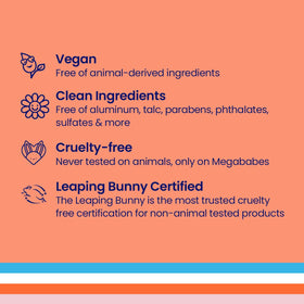 Megababe Peachy Deo applying to underarm showing easy, hydrating application