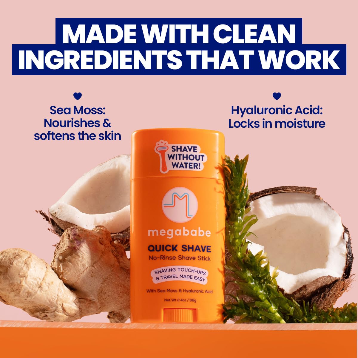 Megababe twist-up stick detail demonstrating easy, mess-free application
