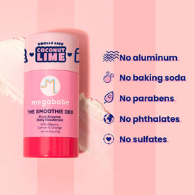 Megababe inside gym bag for on-the-go refreshment and odor control