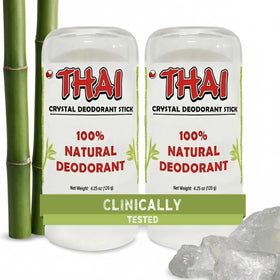 MegaRhino two-pack front packaging showing natural deodorant stones and value