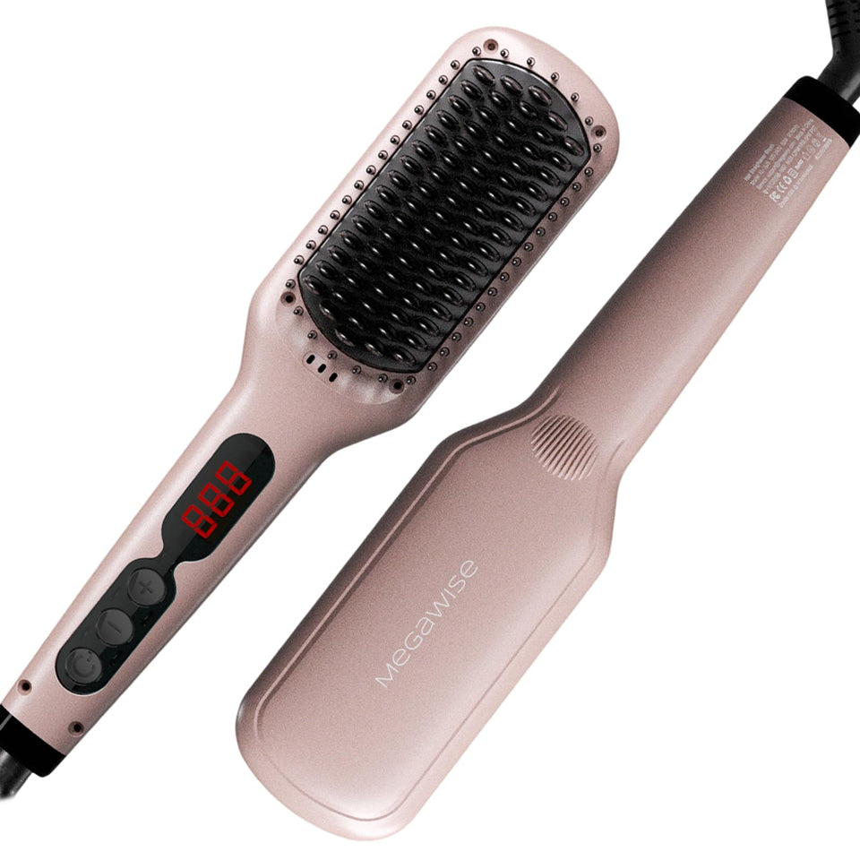 MEGAWISE KL1025 front view showing brush head and handle for easy styling
