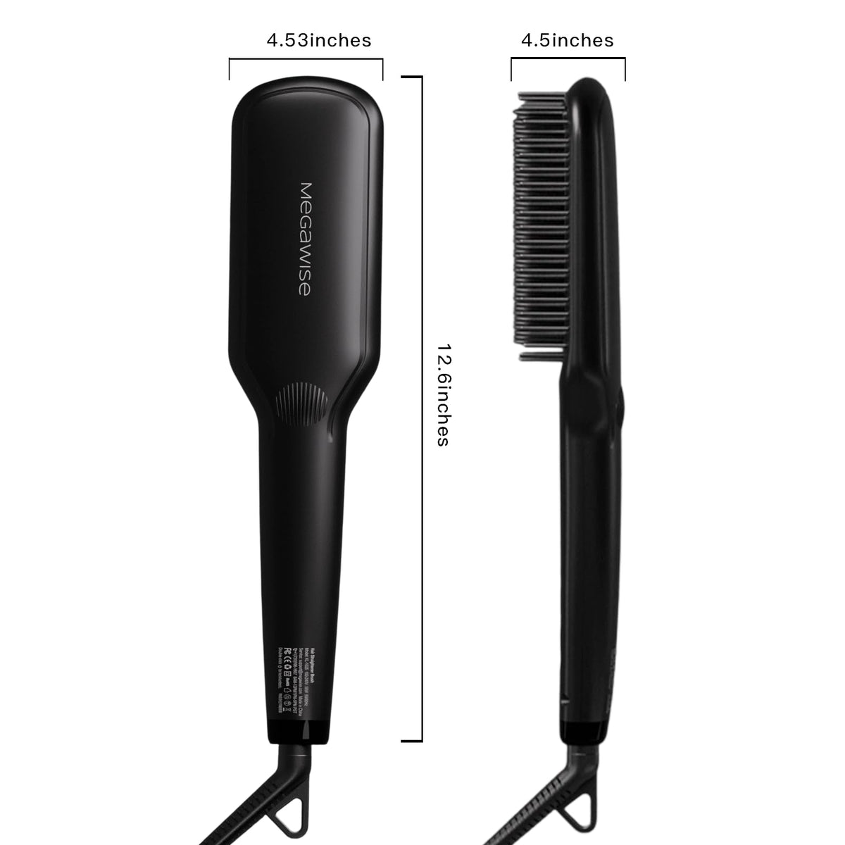 MEGAWISE size comparison in hand showing compact lightweight design for comfortable handling