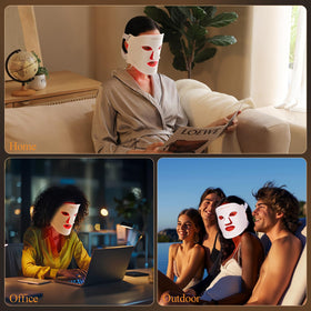 MEGELIN eye pad protection visible inside mask offering safe light shielding