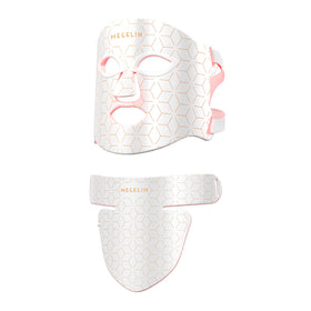 MEGELIN front view of face and neck mask showing full coverage and comfort