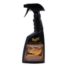 Meguiar's being applied to a car seat demonstrating simple wipe-on finish
