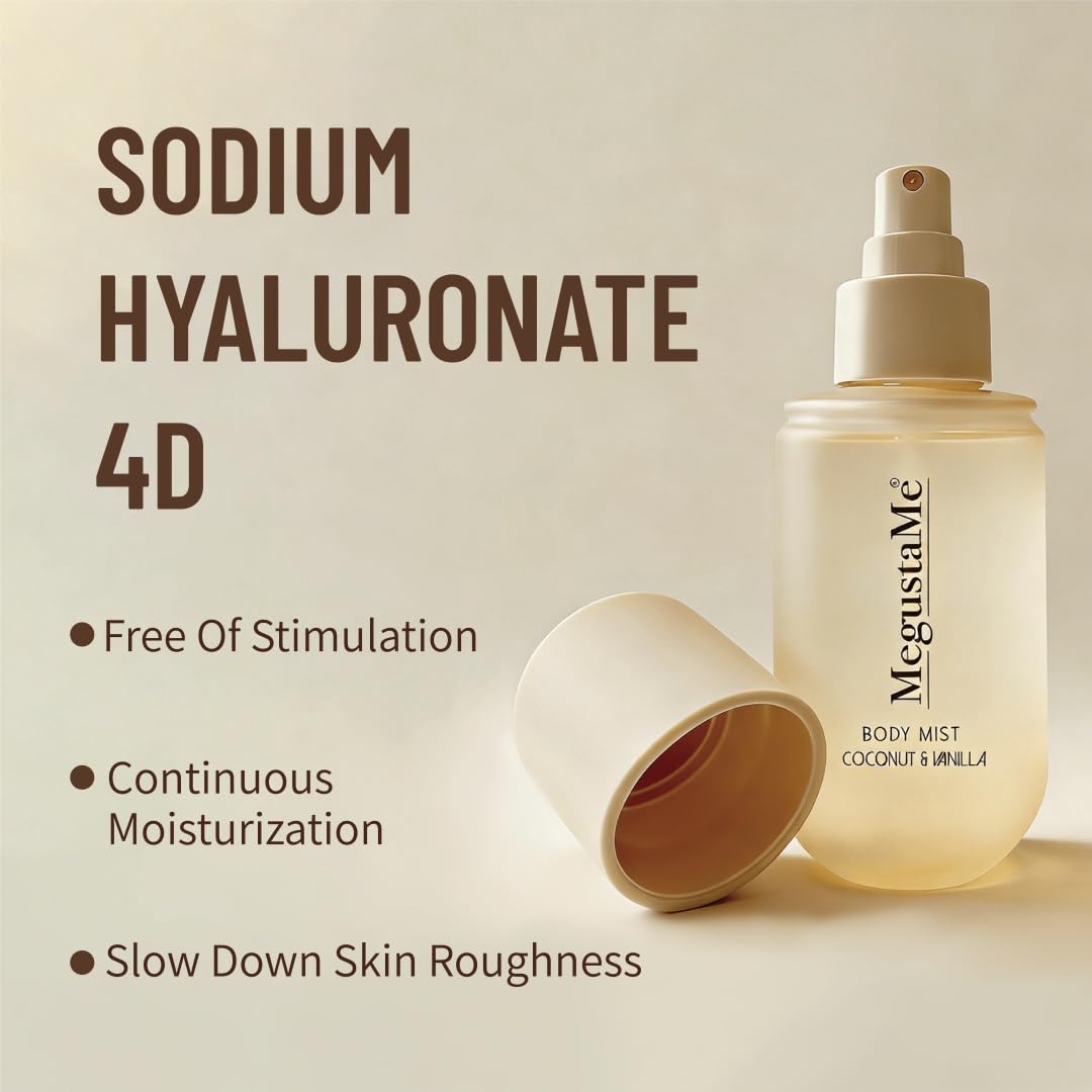 MegustaMe ingredient-focused close-up highlighting paraben-free benefits
