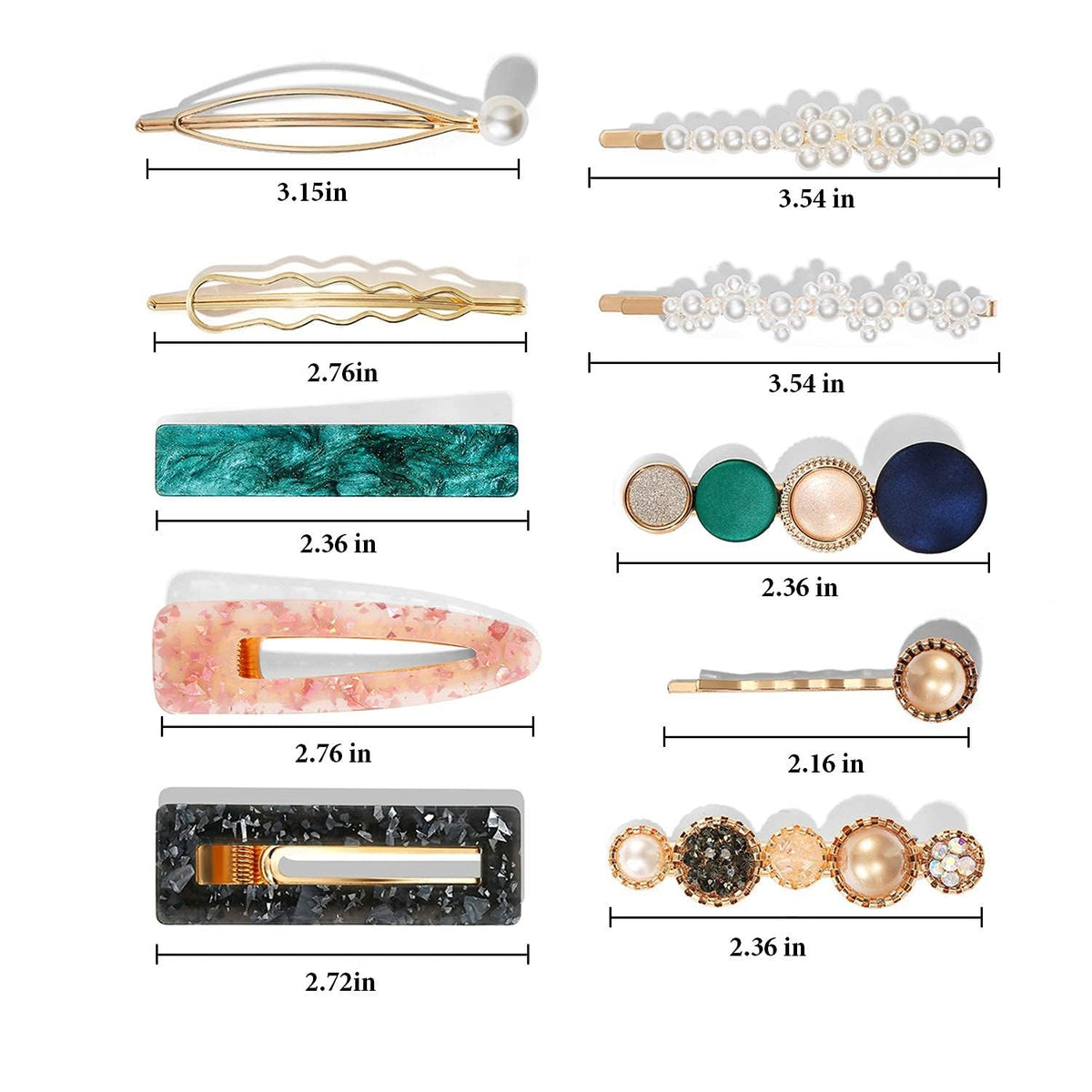 Mehayi pearl clip texture emphasizing smooth surface and gentle hold