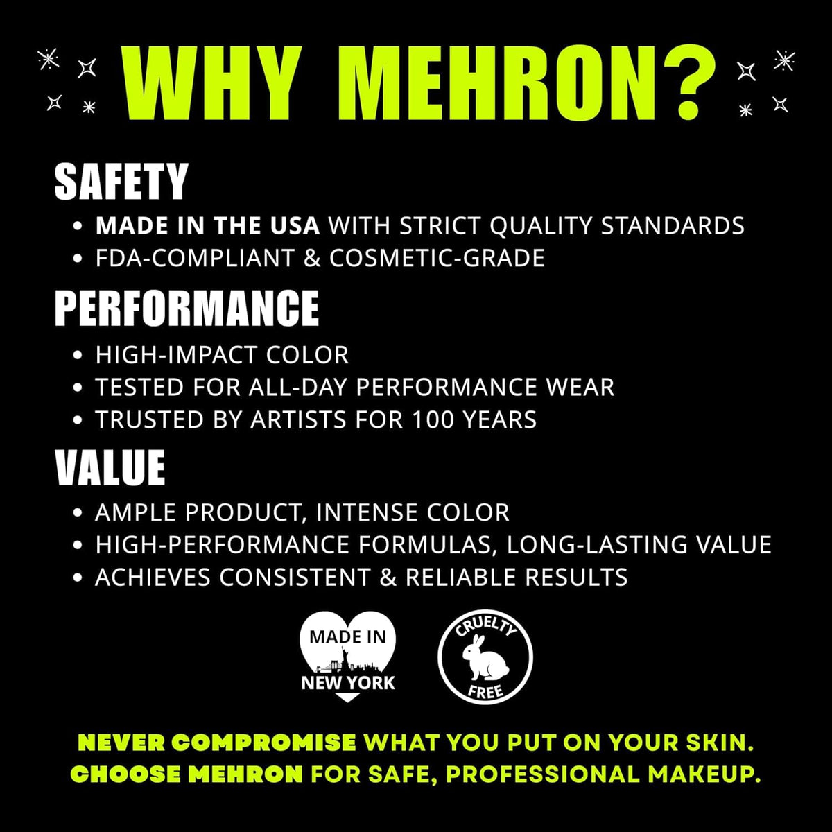 Mehron AdGem close-up nozzle for precise application and control
