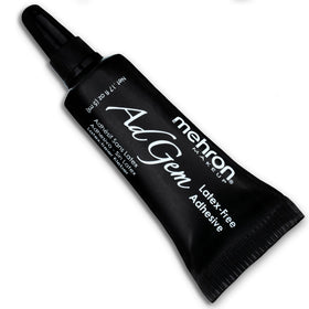 Mehron AdGem front tube showing label and compact size benefit