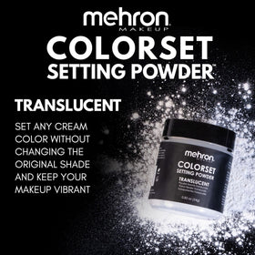 Mehron Colorset translucent fixing body paint for long-wear costume finishes