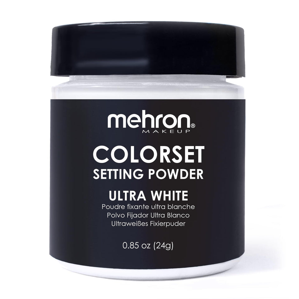Mehron front package showing jar and label, clear professional branding benefit