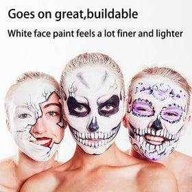 MEICOLY artist applying paint with brush showing precise control and blendability