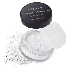 MEICOLY front packaging showing clean matte jar and brand name benefit: travel-friendly