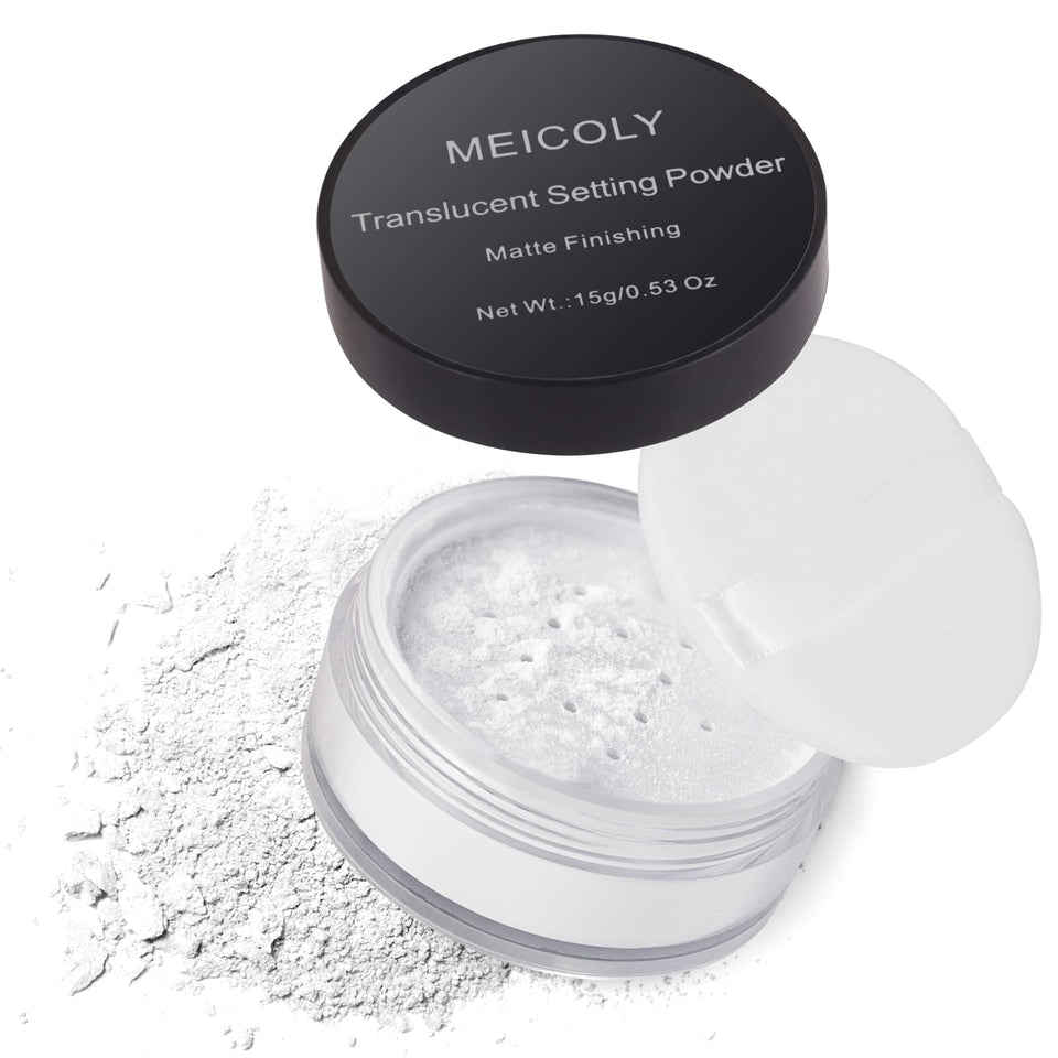 MEICOLY front packaging showing clean matte jar and brand name benefit: travel-friendly