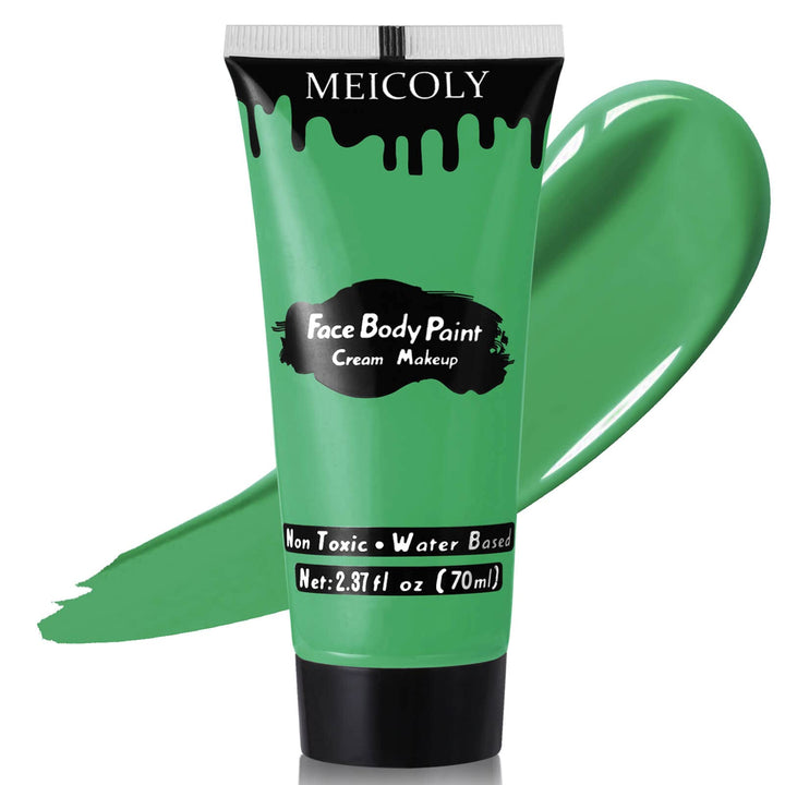 MEICOLY front tube showing brand and vivid green pigment benefit