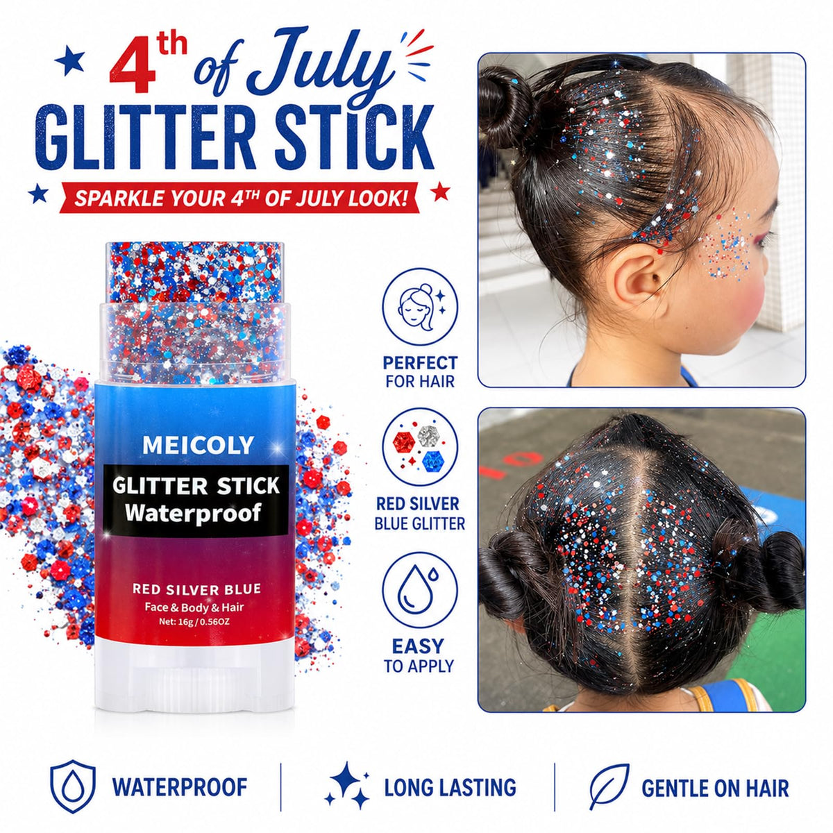 MEICOLY twist-up applicator closeup for easy mess-free application