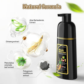 MEIDU close-up of shampoo foam and texture highlighting gentle herbal formula