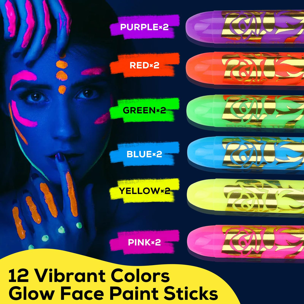 MeiduGaga close-up twist-up crayon tip showing smooth application benefit