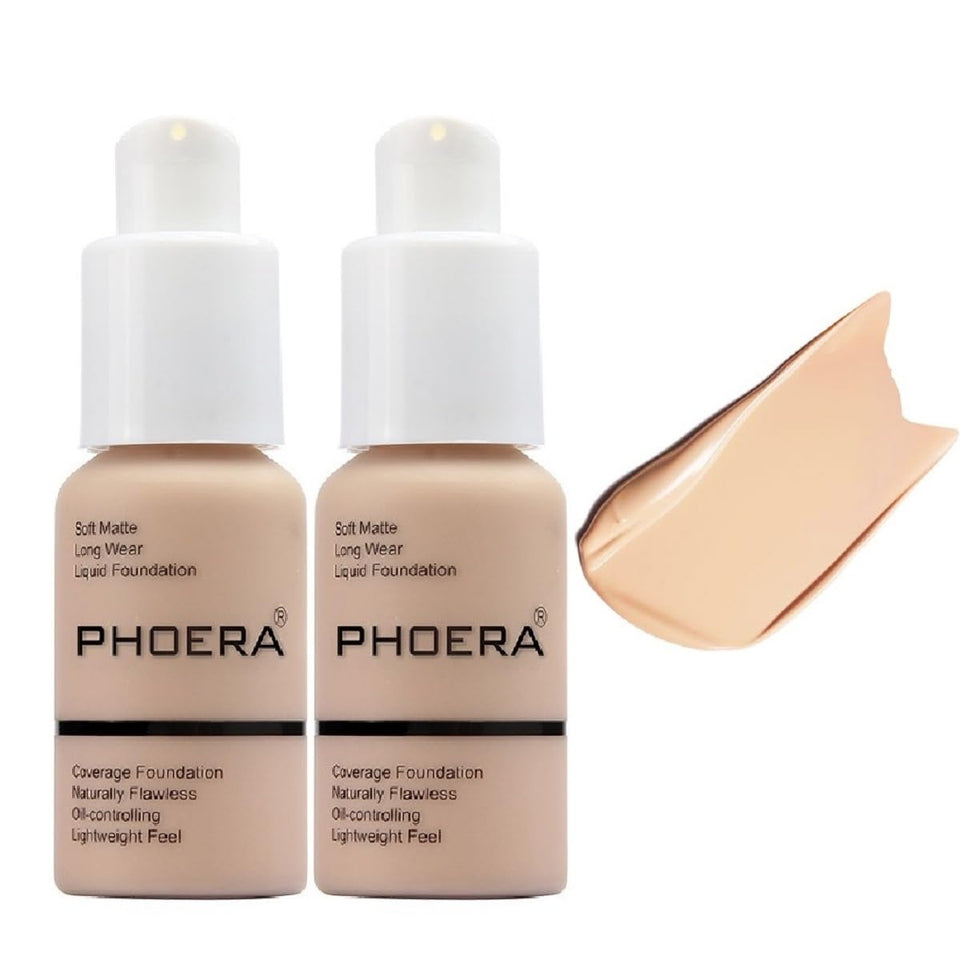 Meifen PHOERA front packaging showing product and shade for easy selection