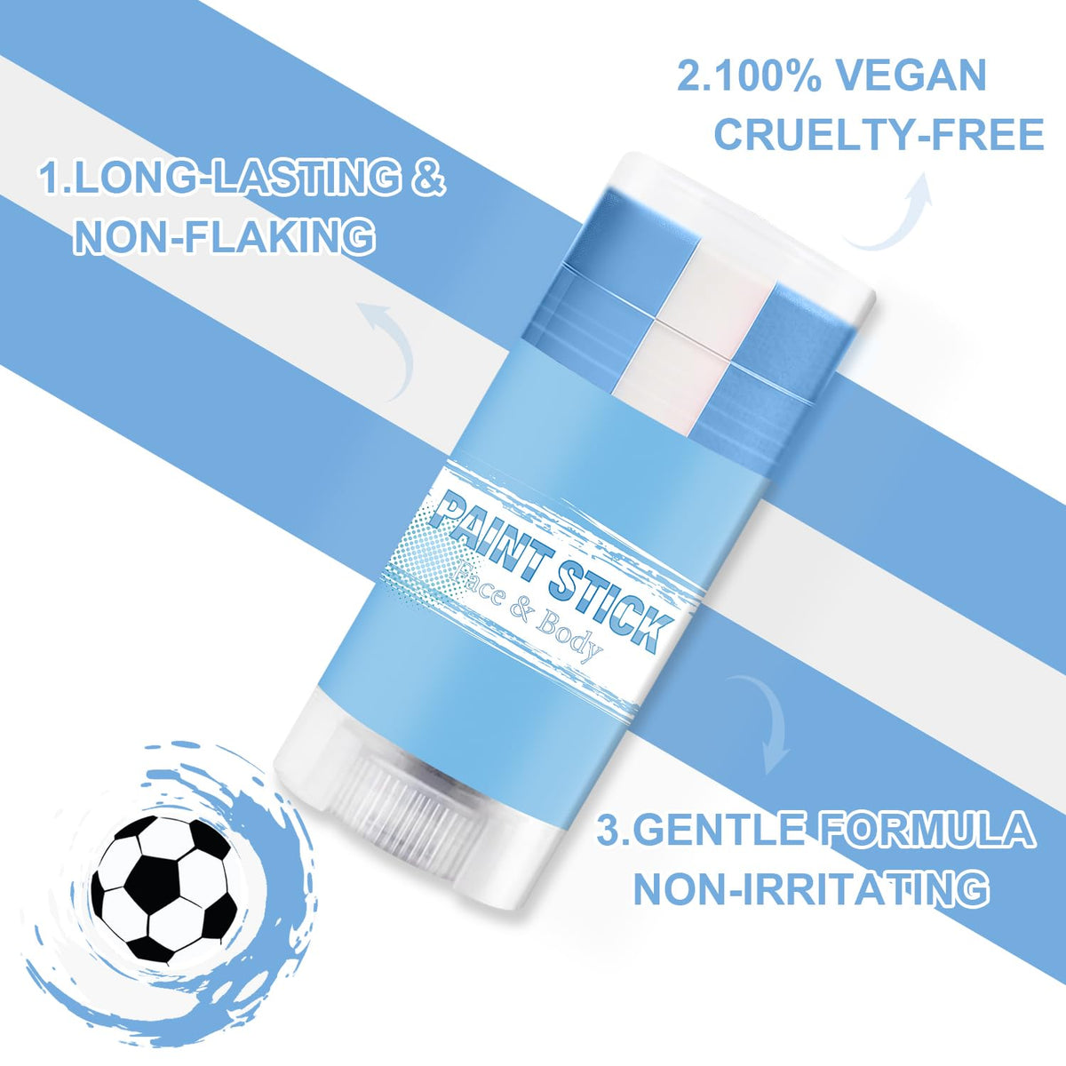 Meilury application on cheek demonstrating smooth glide and clear coverage benefit