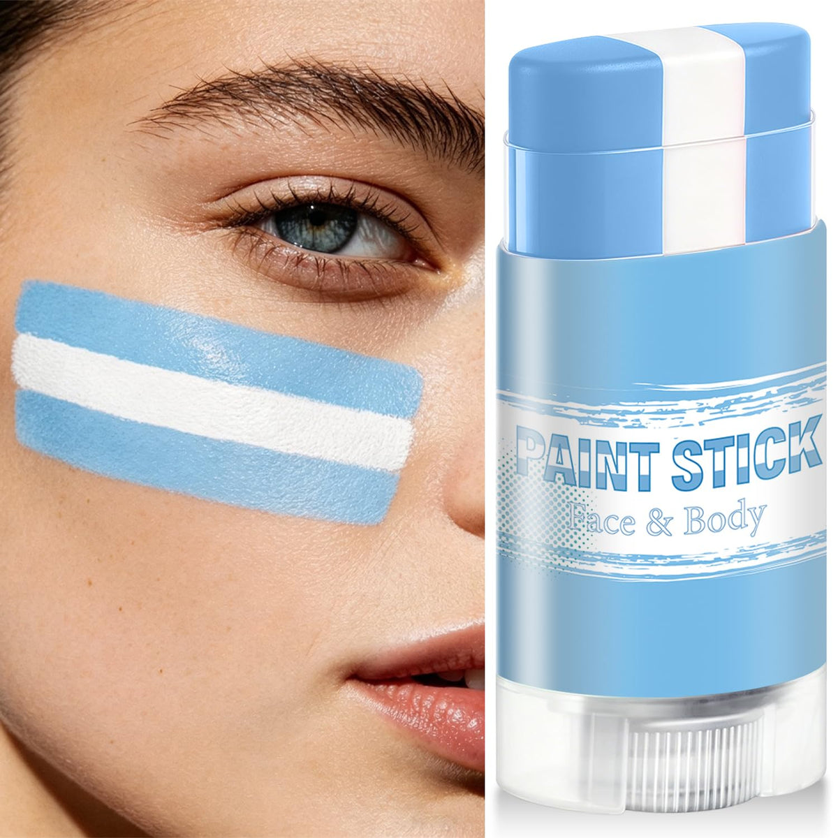 Meilury twist-up action revealing paint stick for quick no-mess application benefit