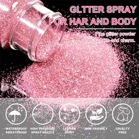 Meilury glitter on fabric swatch illustrating safe clothing sparkle effect
