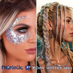 Meilury collarbone and shoulder glitter highlighting body shimmer