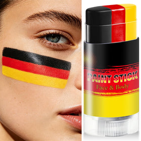 Meilury close-up of black, red and yellow stripes demonstrating vivid fan colors