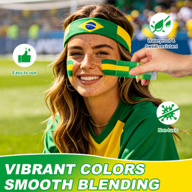Meilury eye black application under-eye to reduce glare and deliver game-ready look