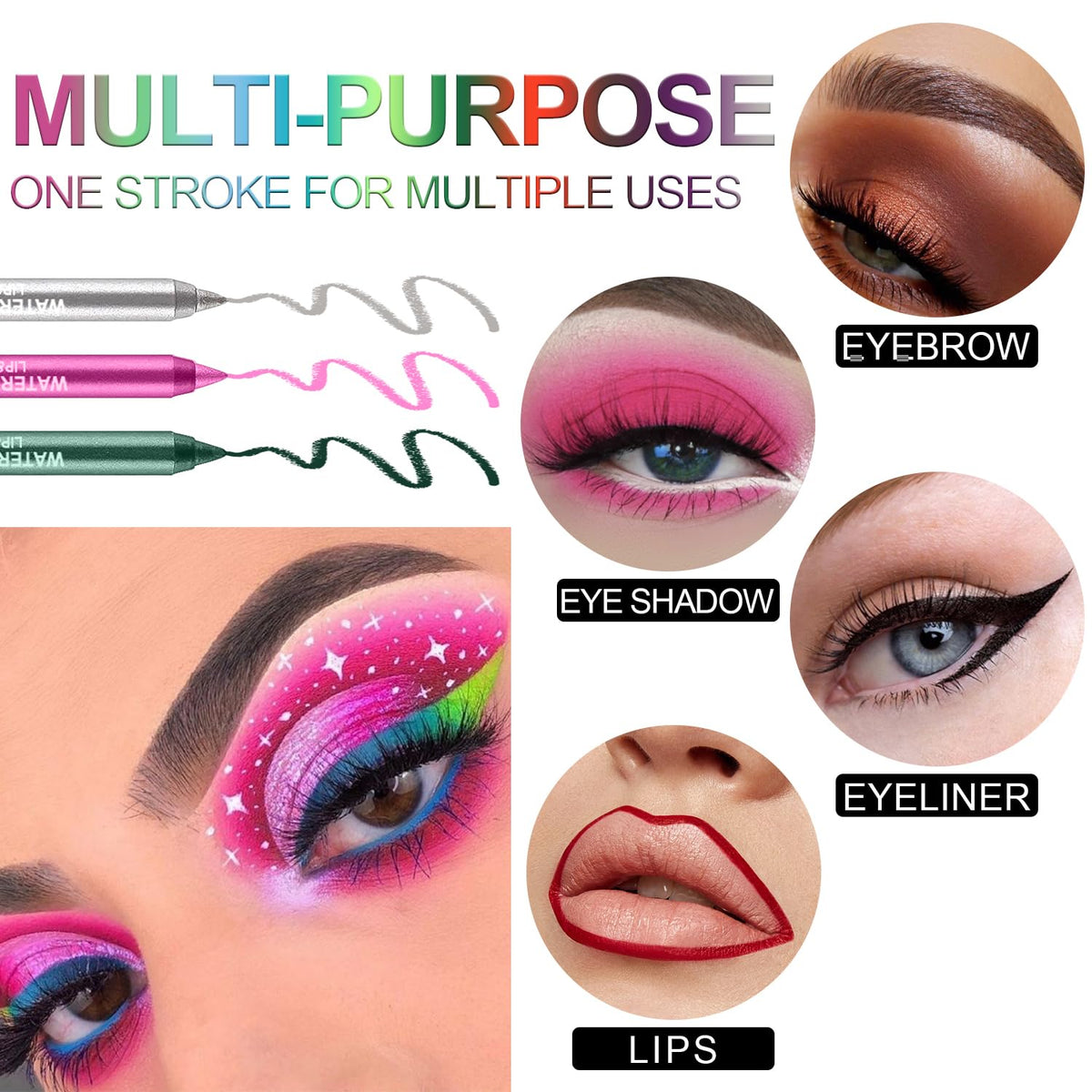 meilury eyeshadow smudge demo showing blendability for smoky looks