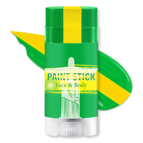 Meilury front packaging showing Brazil green and yellow faces paint, vibrant fan colors