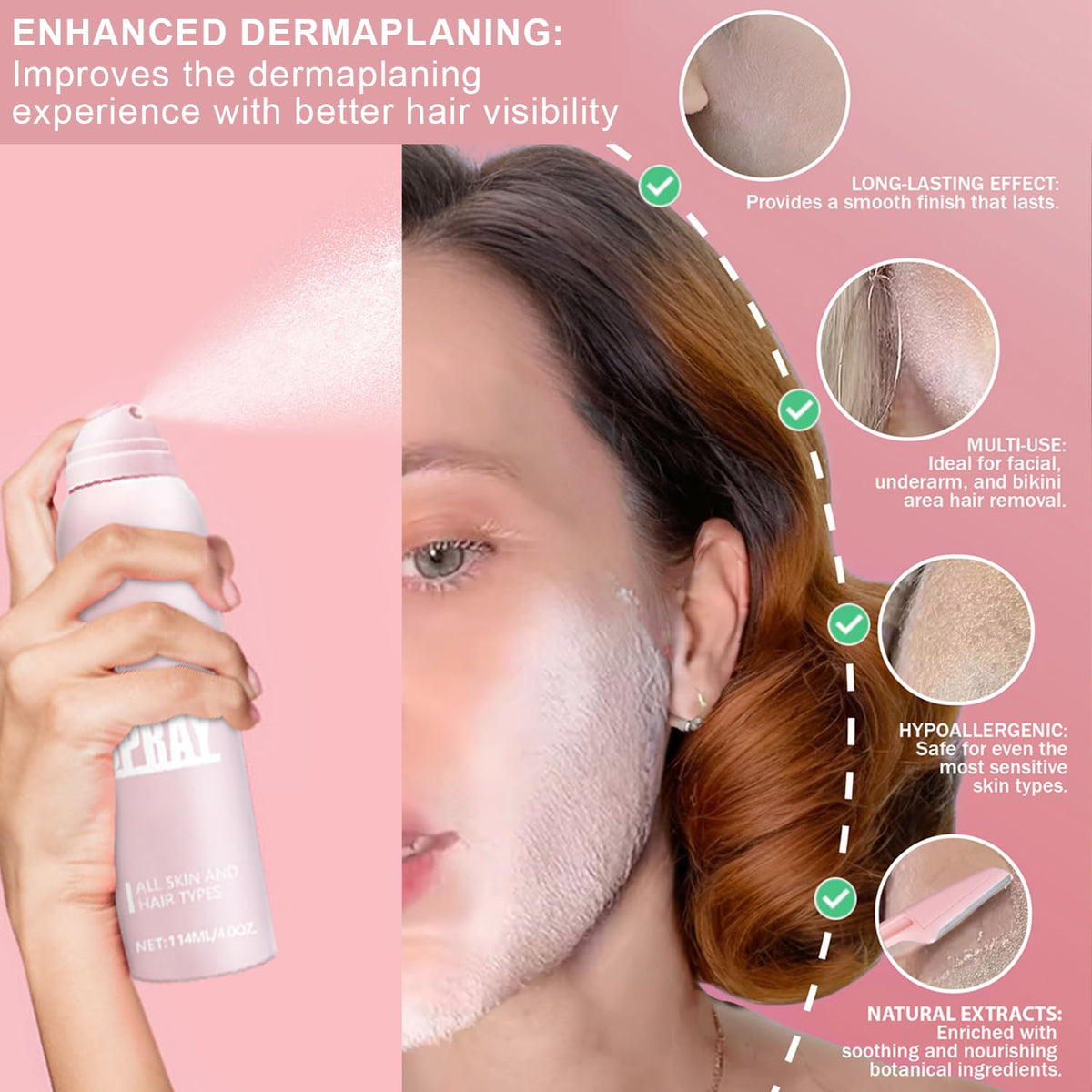 Meilury razor handle and micro-guard detail for safer precise dermaplaning
