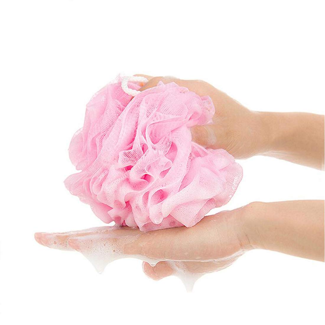 Meirrnyyu loofah producing rich lather with small amount of soap benefit
