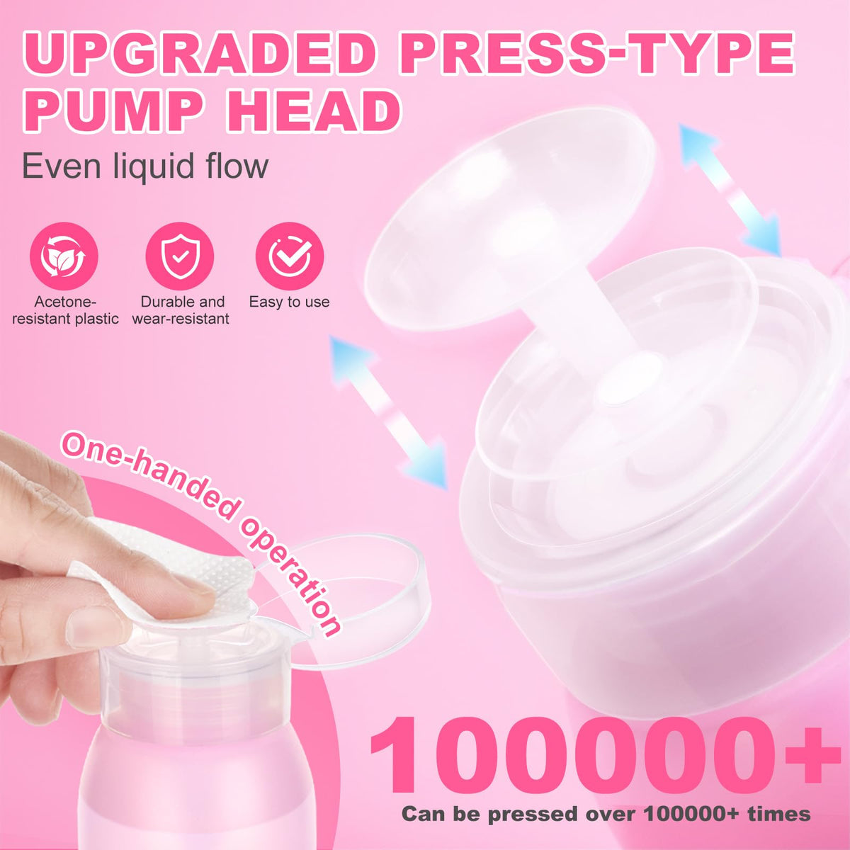 MEKK lockable flip cap detail demonstrating child-resistant safety