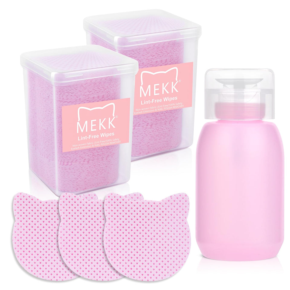 MEKK front packaging showing wipes and pump bottle for tidy storage and quick access