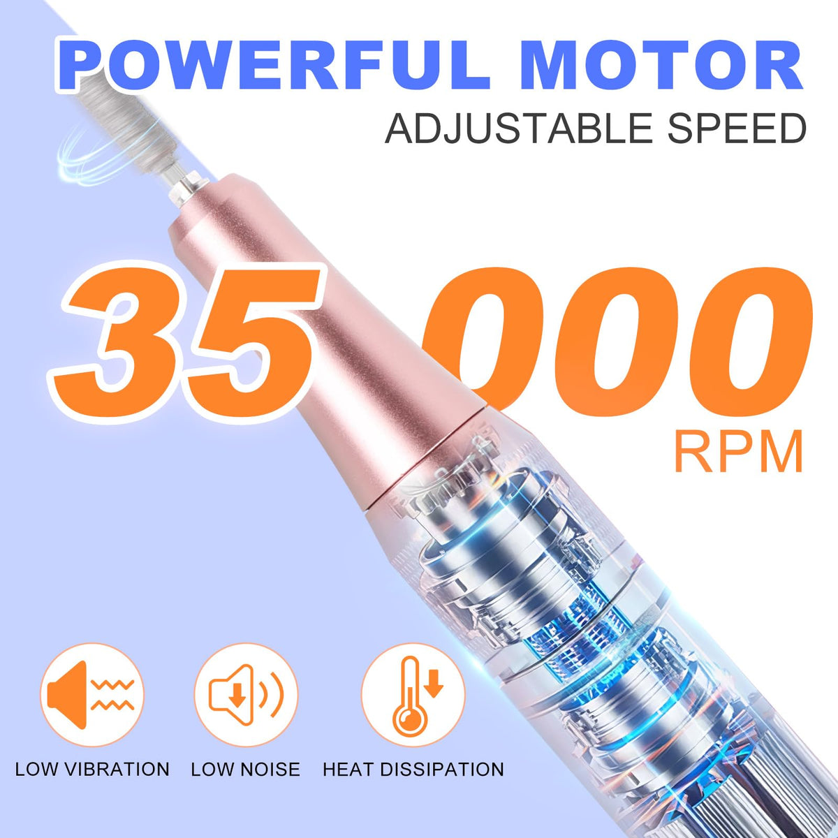 MEKK close-up of pen-style handpiece for precise comfortable control