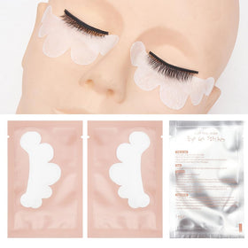 Mekupeu pad held in hand to show size and fit for most eye shapes