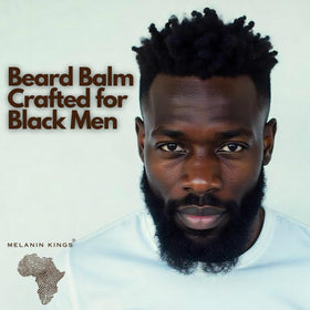 Melanin Kings open jar texture close-up showing creamy balm benefit