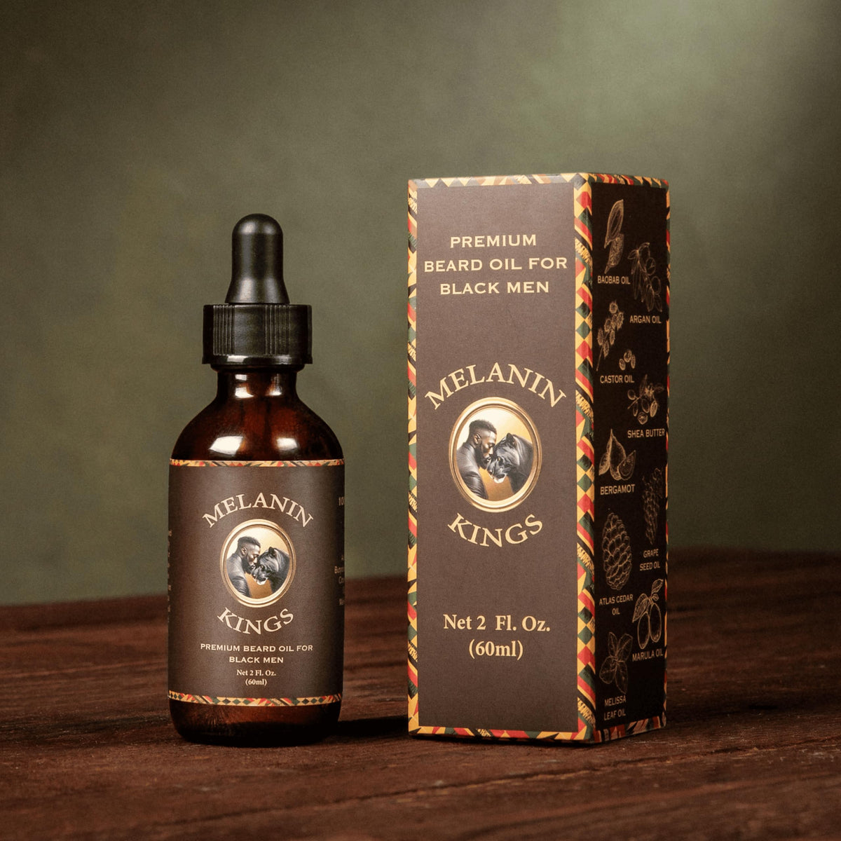 Melanin Kings in a grooming routine setting showing daily use and polished appearance benefit