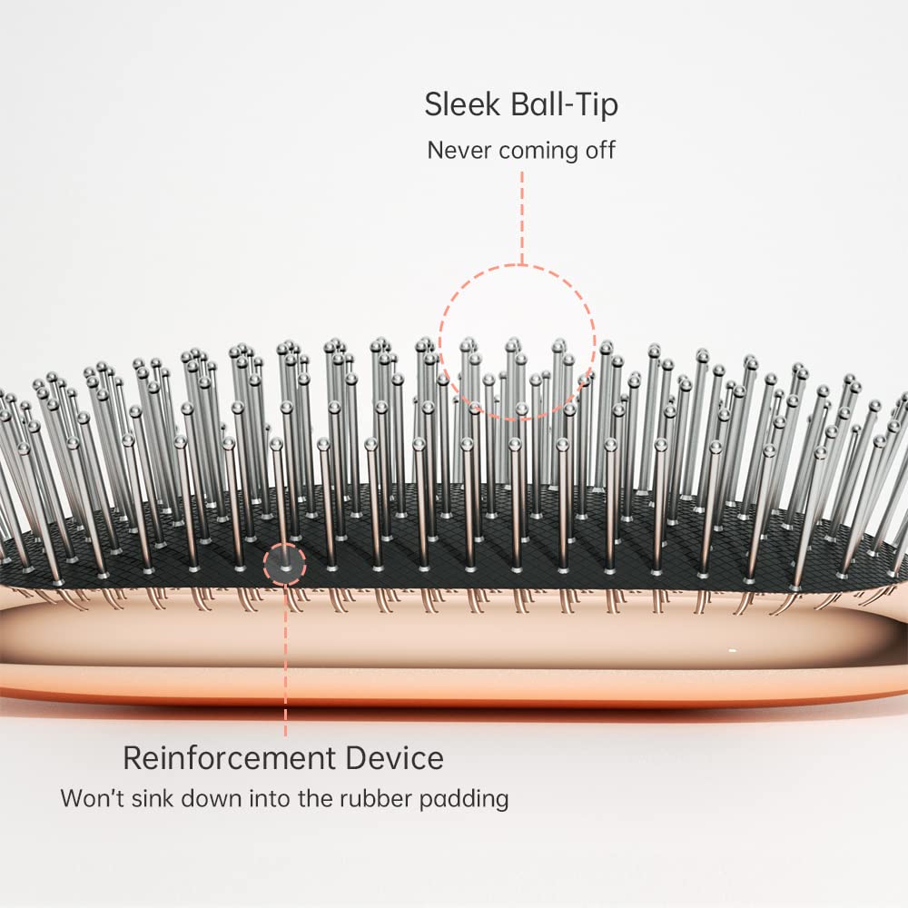 melbang brush on wet hair in use smoothing strands and minimizing breakage