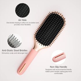 melbang in hand size comparison illustrating compact paddle for controlled styling