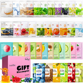 Meleell gift-wrapped mask set styled as present for giving benefit