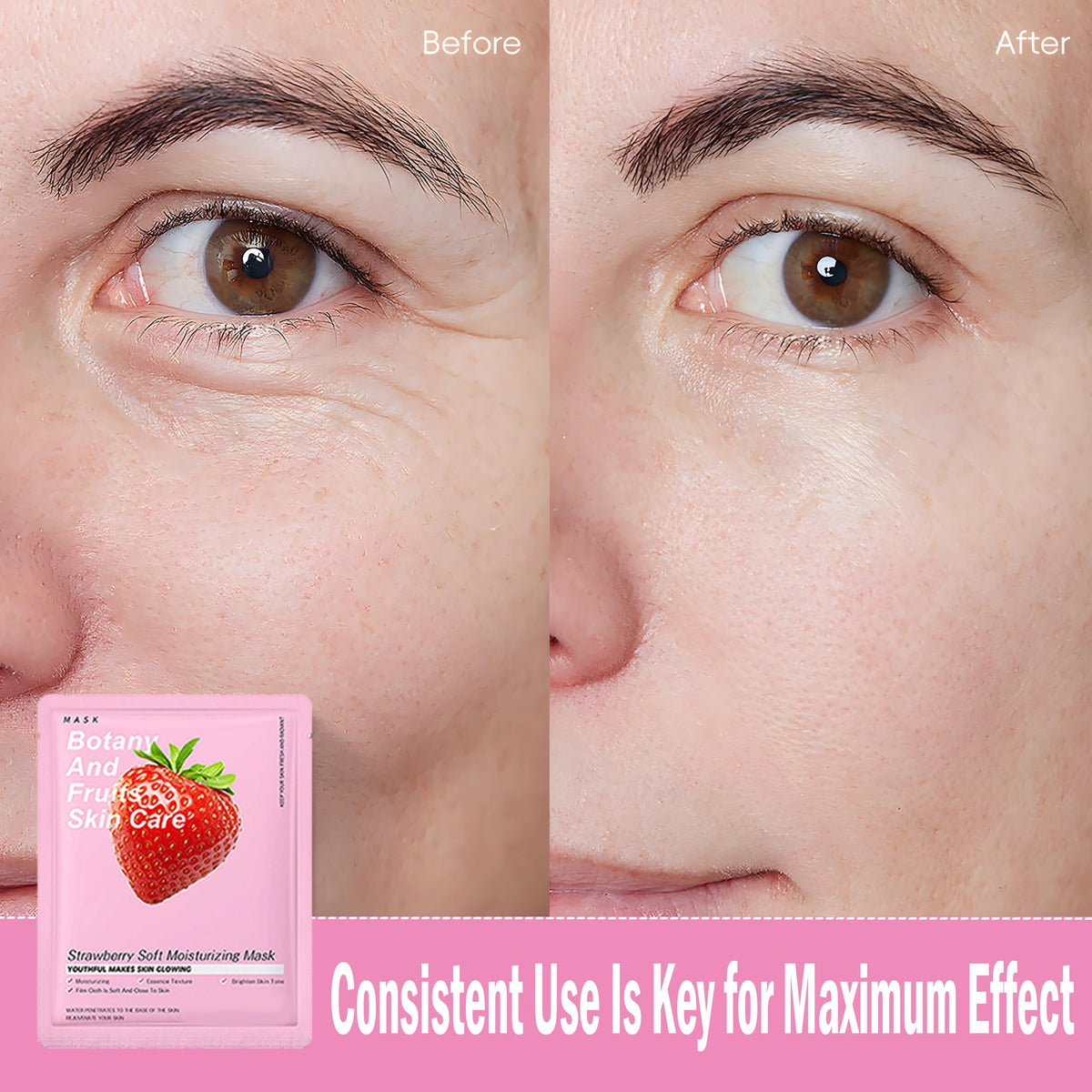 Meleell sheet mask in spa setting conveying relaxing self-care benefit