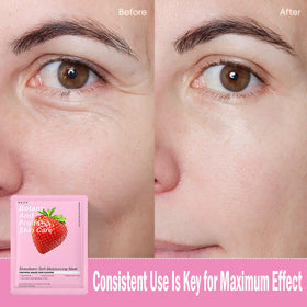 Meleell sheet mask in spa setting conveying relaxing self-care benefit