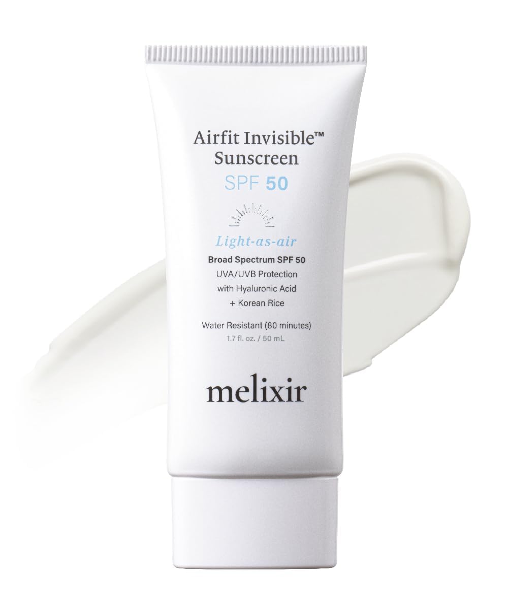 Melixir front packaging showing SPF 50 and clean design for clear protection
