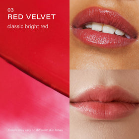 Melixir lip butter stick gliding on to show non-sticky finish