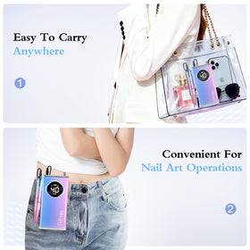 Melodly charging port and belt clip for easy transport and long use